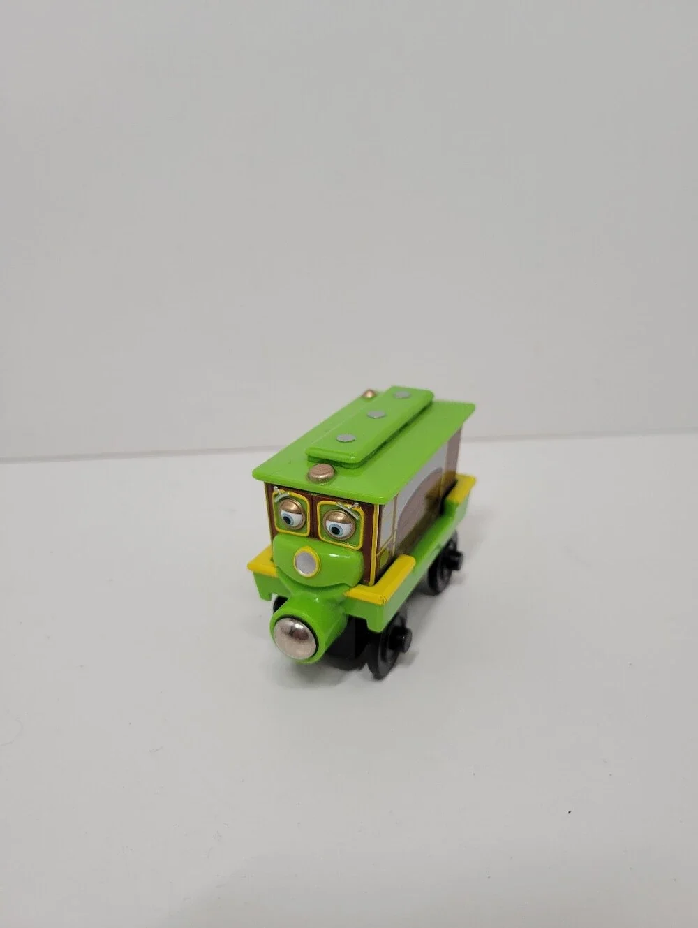Thomas & Friends Zephie Green Train Engine Wood Magnetic Locomotive Toy